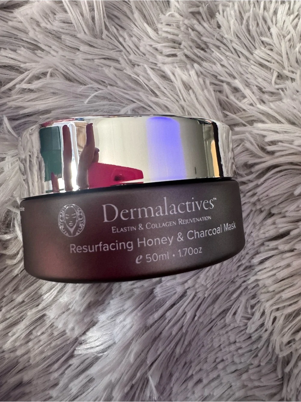 Dermalactives Resurfacing Honey & Charcoal Mask - Black Jar